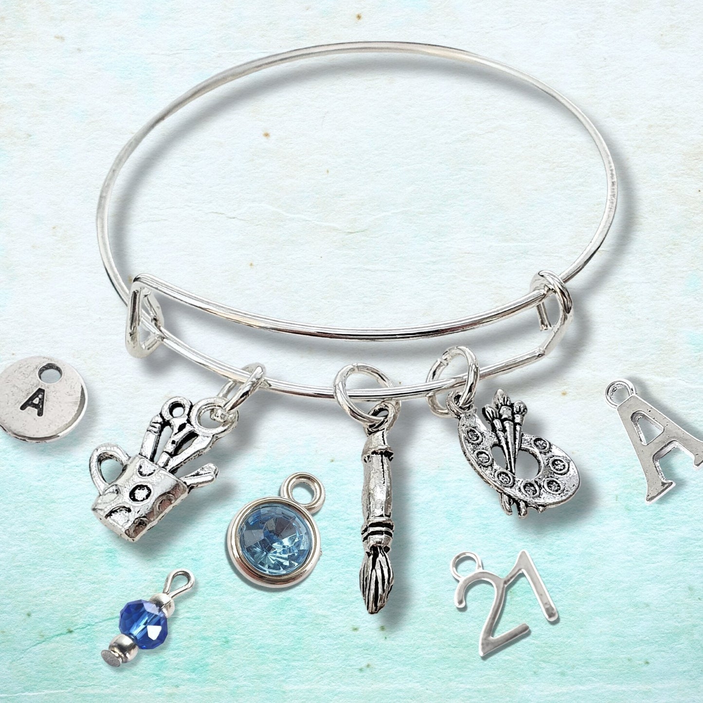 Artist Bangle - Silver