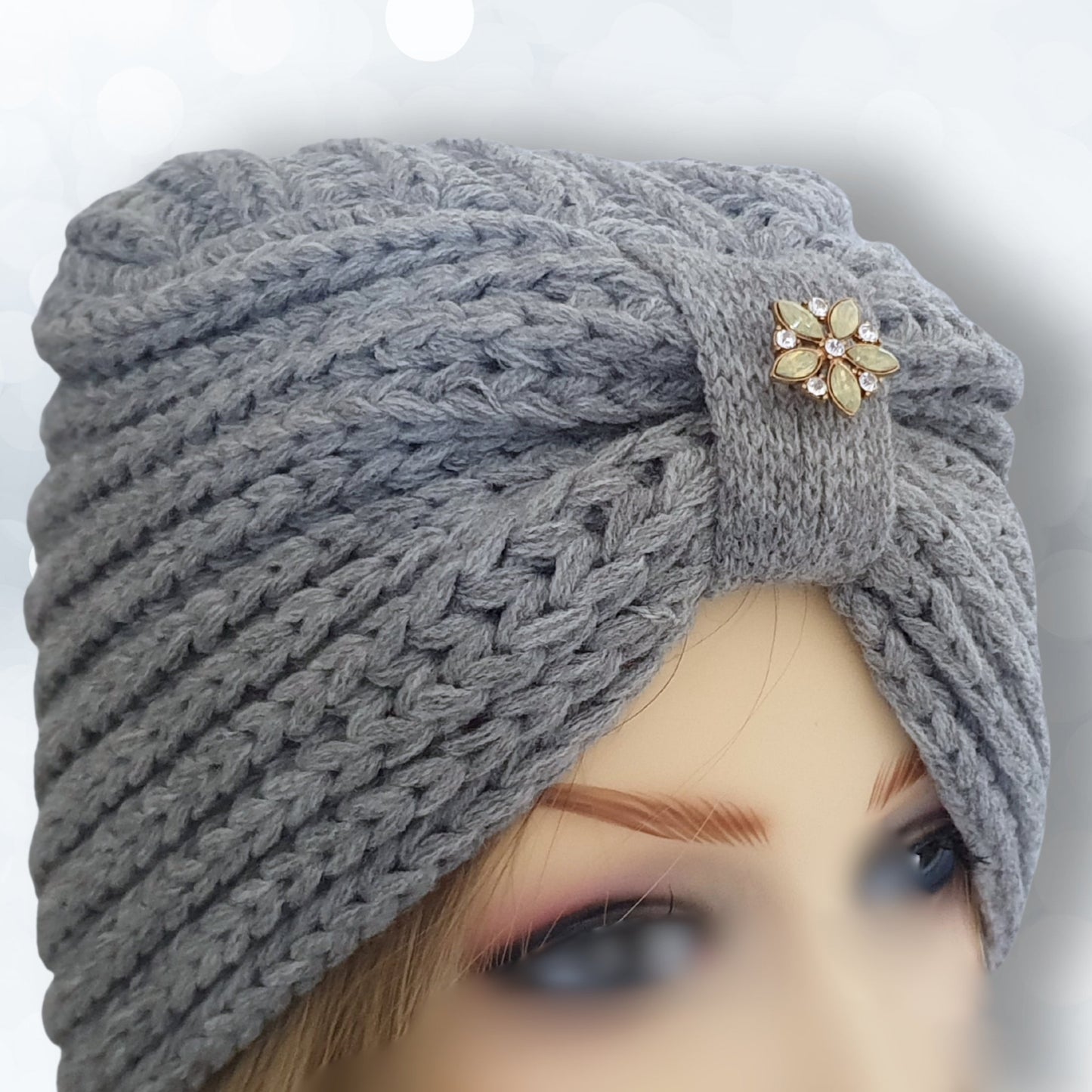 Beanie Bling Hat - Grey