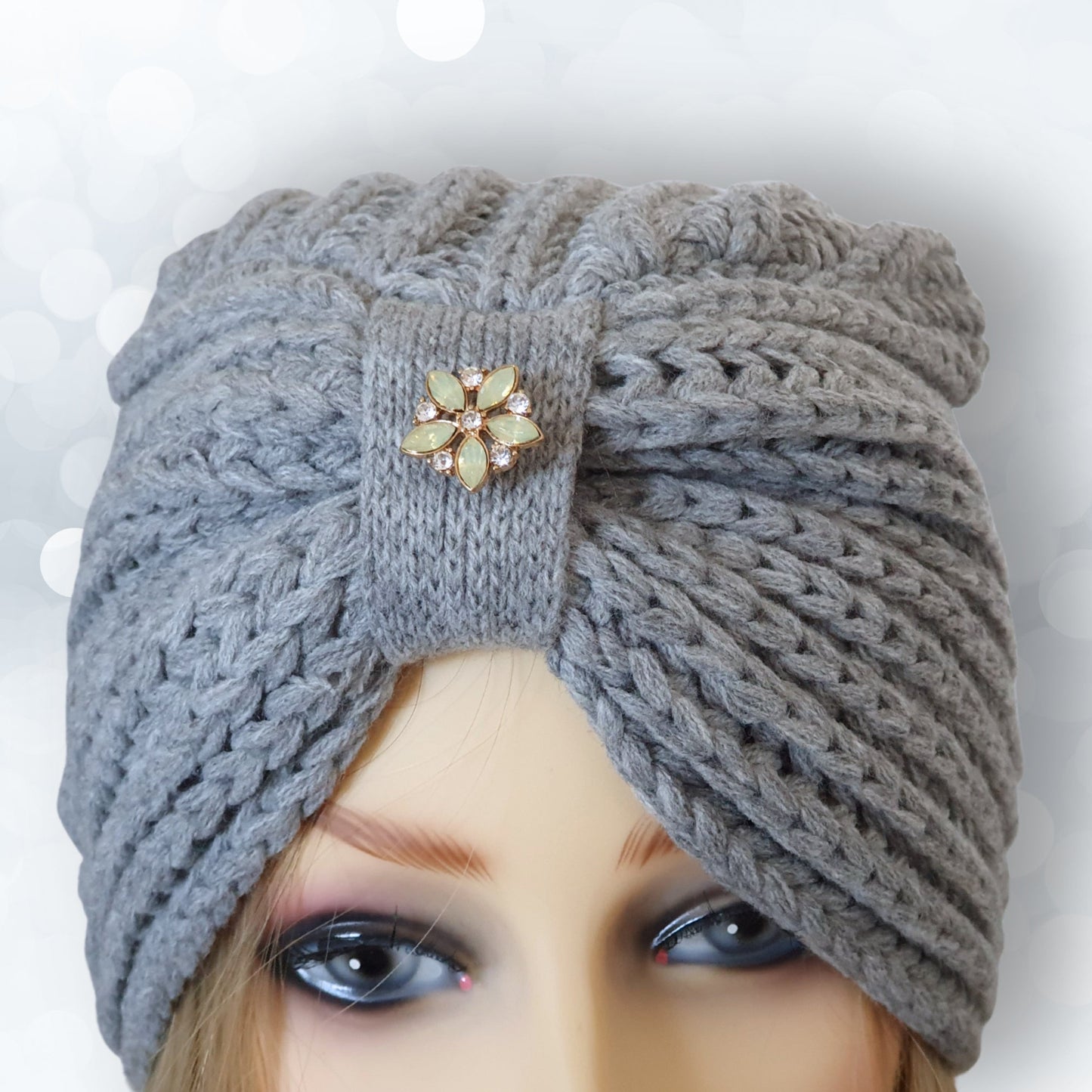 Beanie Bling Hat - Grey