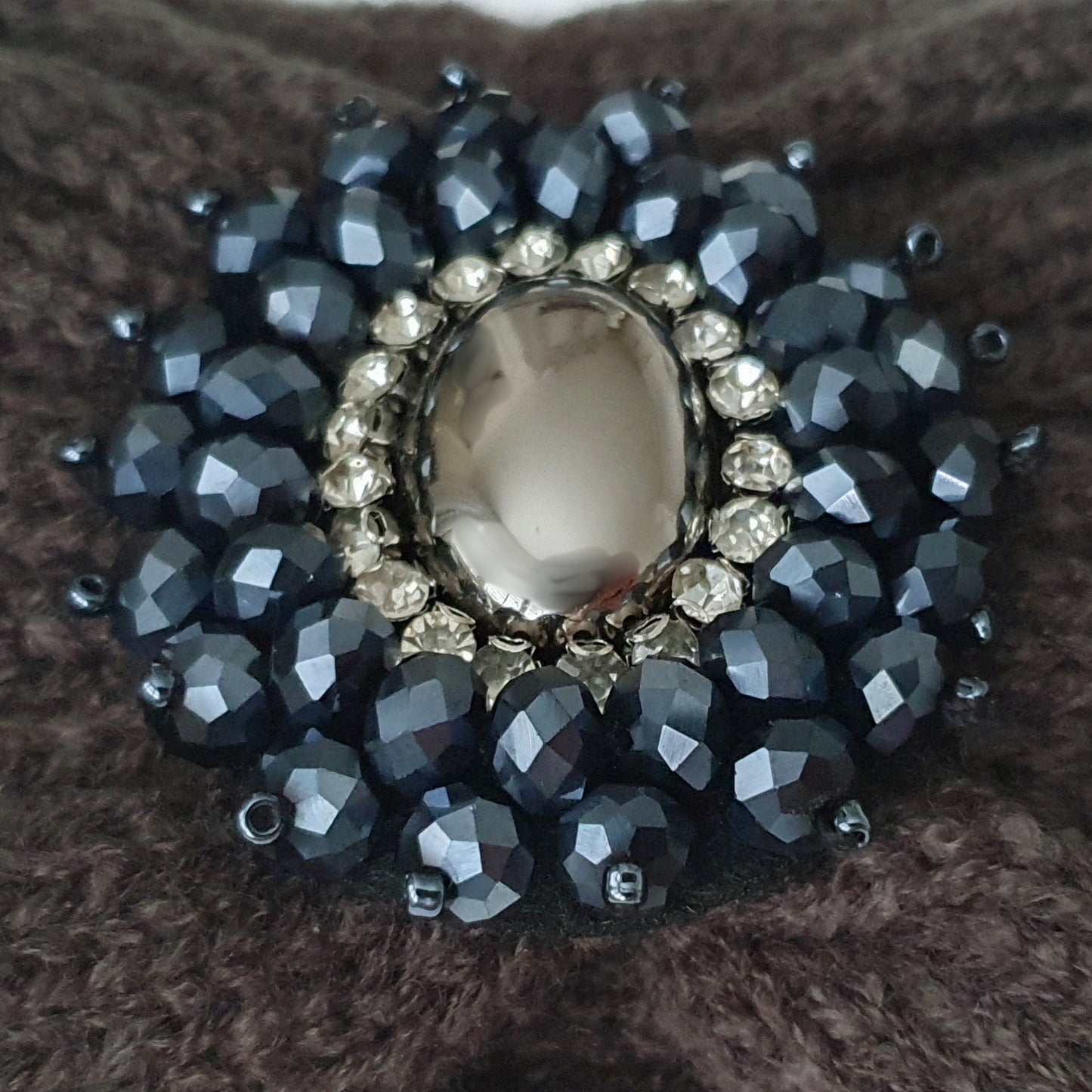 Bling Headband - Dark Grey