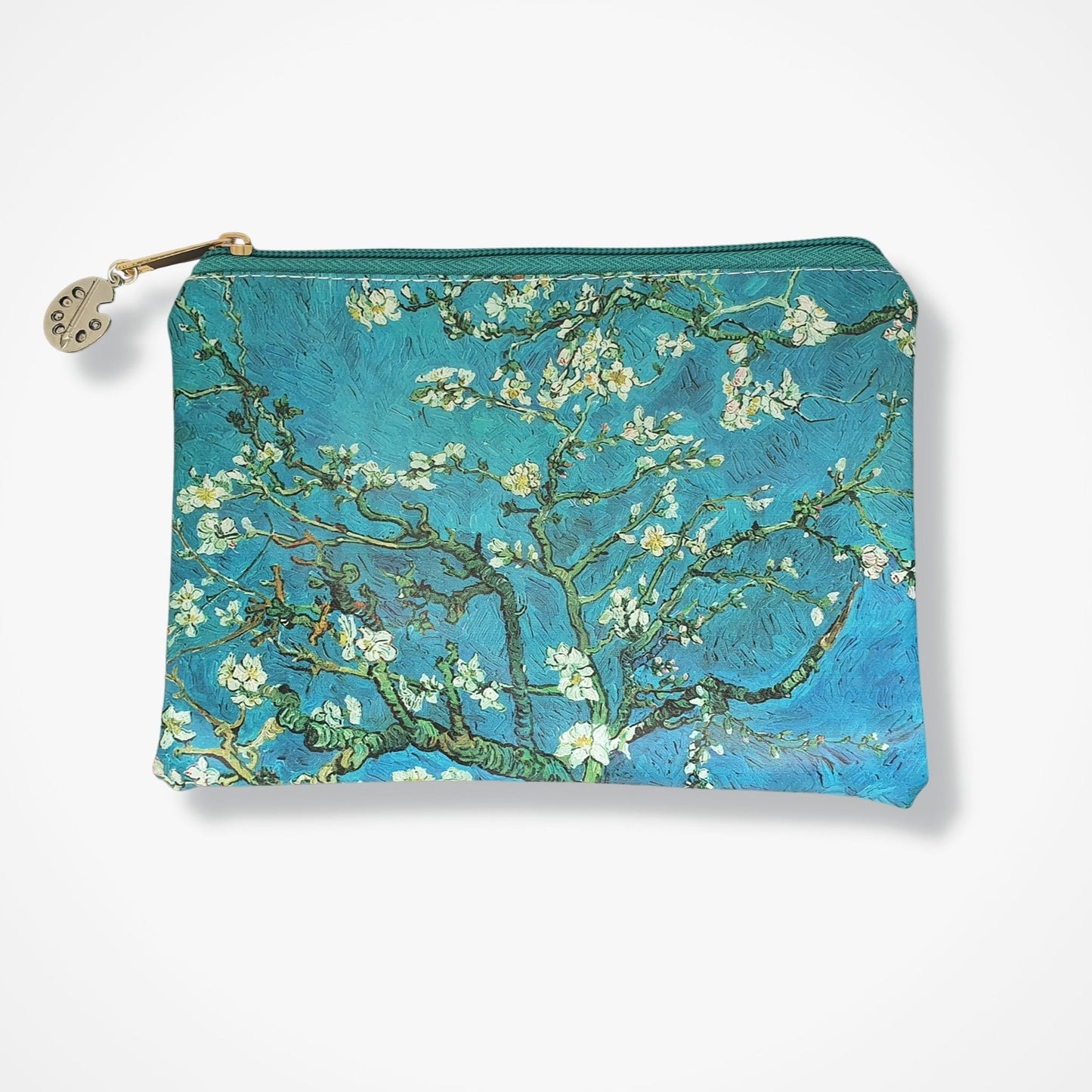 Van Gogh Almond Blossom Make Up/Cosmetics Bag - Green