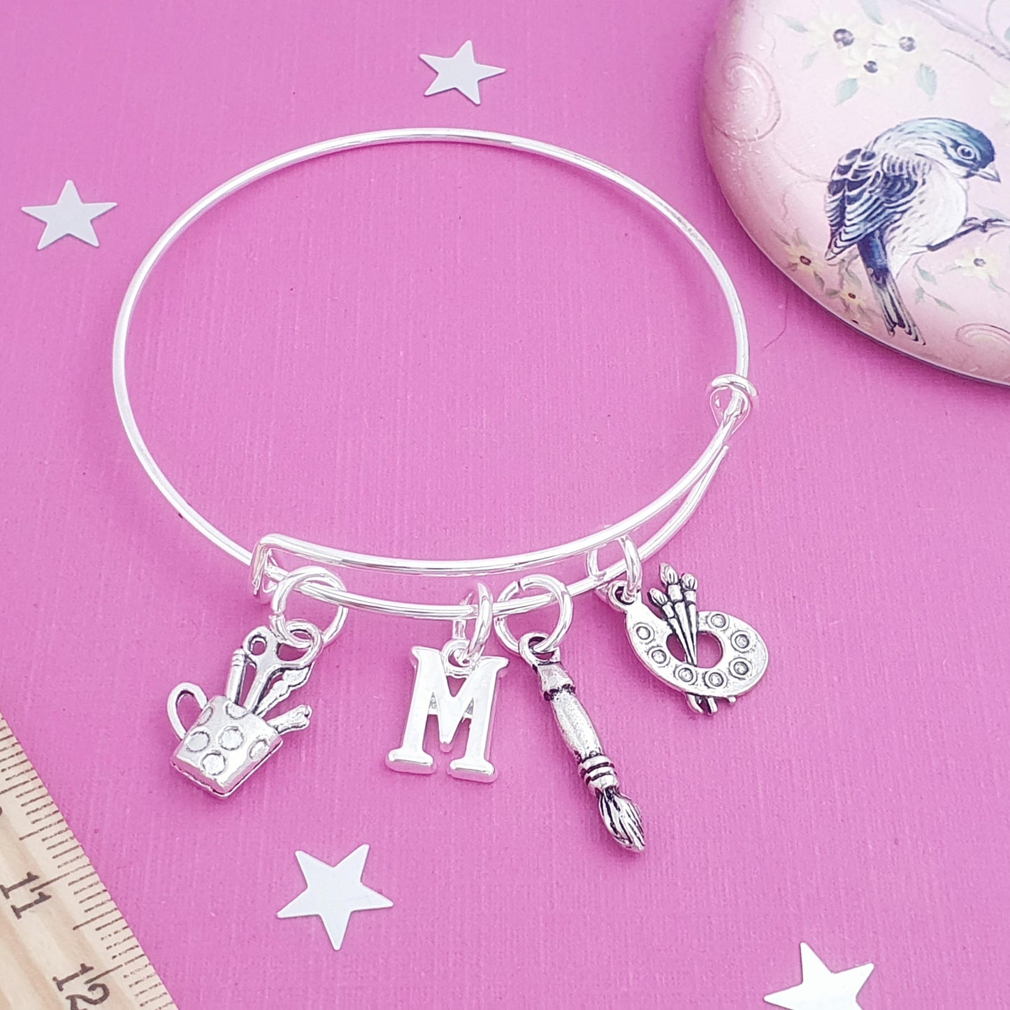 Artist Bangle - Silver