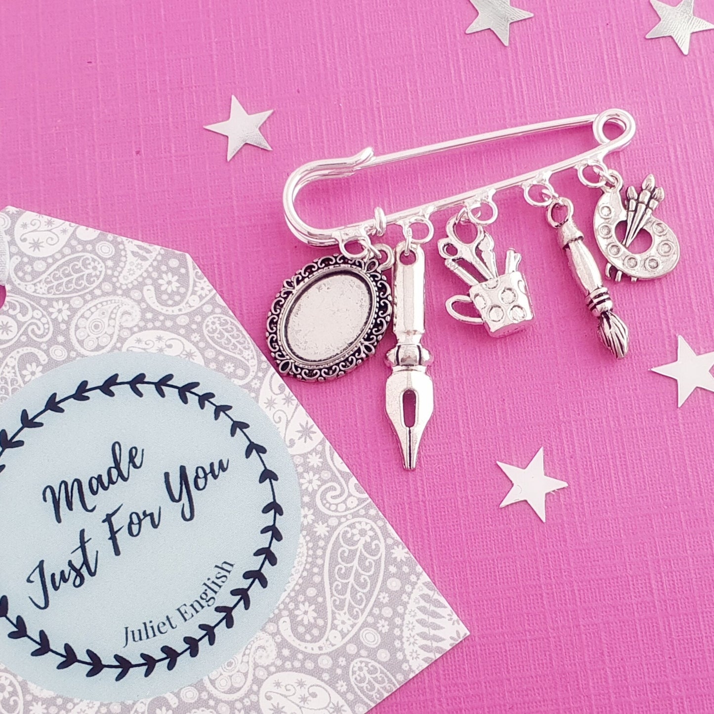Artists Brooch - Silver