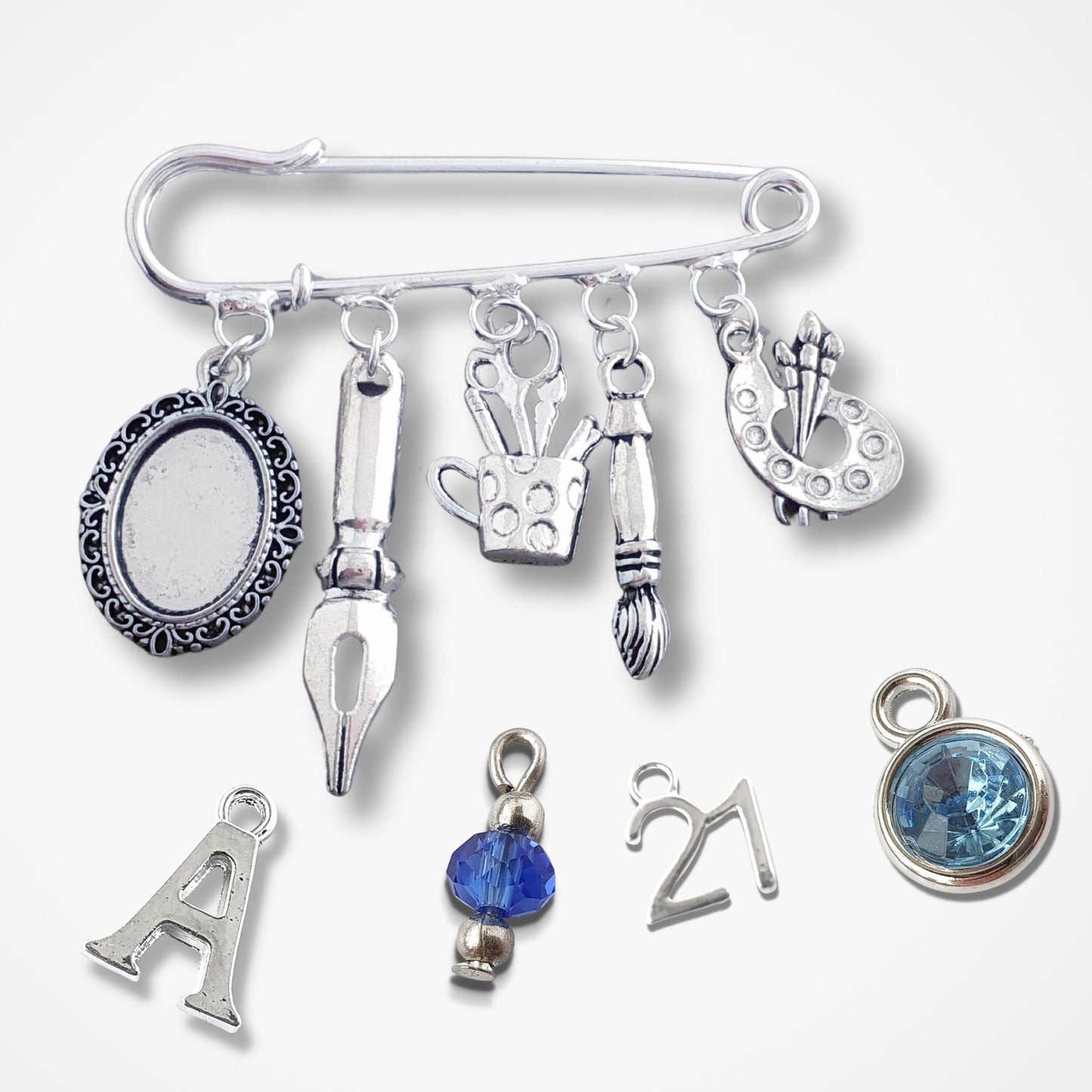 Artists Brooch - Silver
