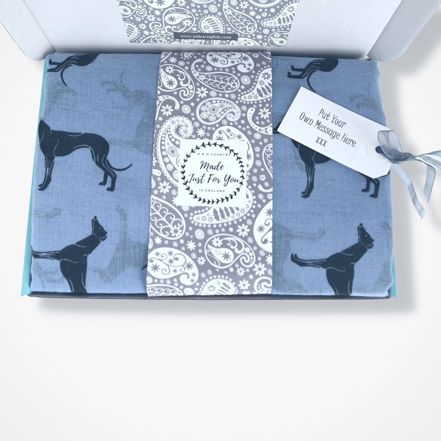 Greyhound Scarf - Blue