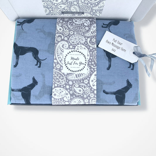 Greyhound Scarf - Blue