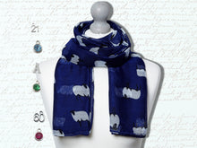 Load image into Gallery viewer, Sheep Scarf - Blue
