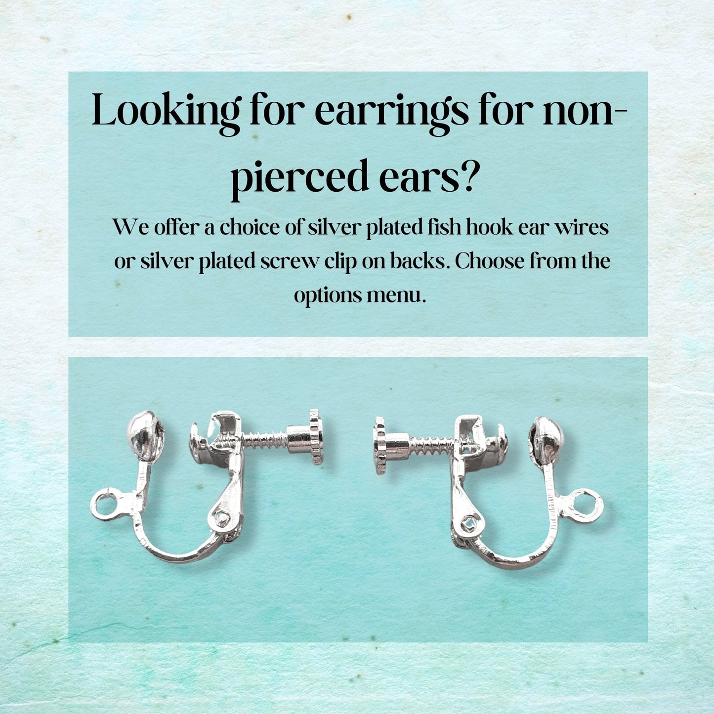 Oriental Fan Earrings - Silver