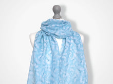 Load image into Gallery viewer, Pastel Butterfly Scarf - Blue
