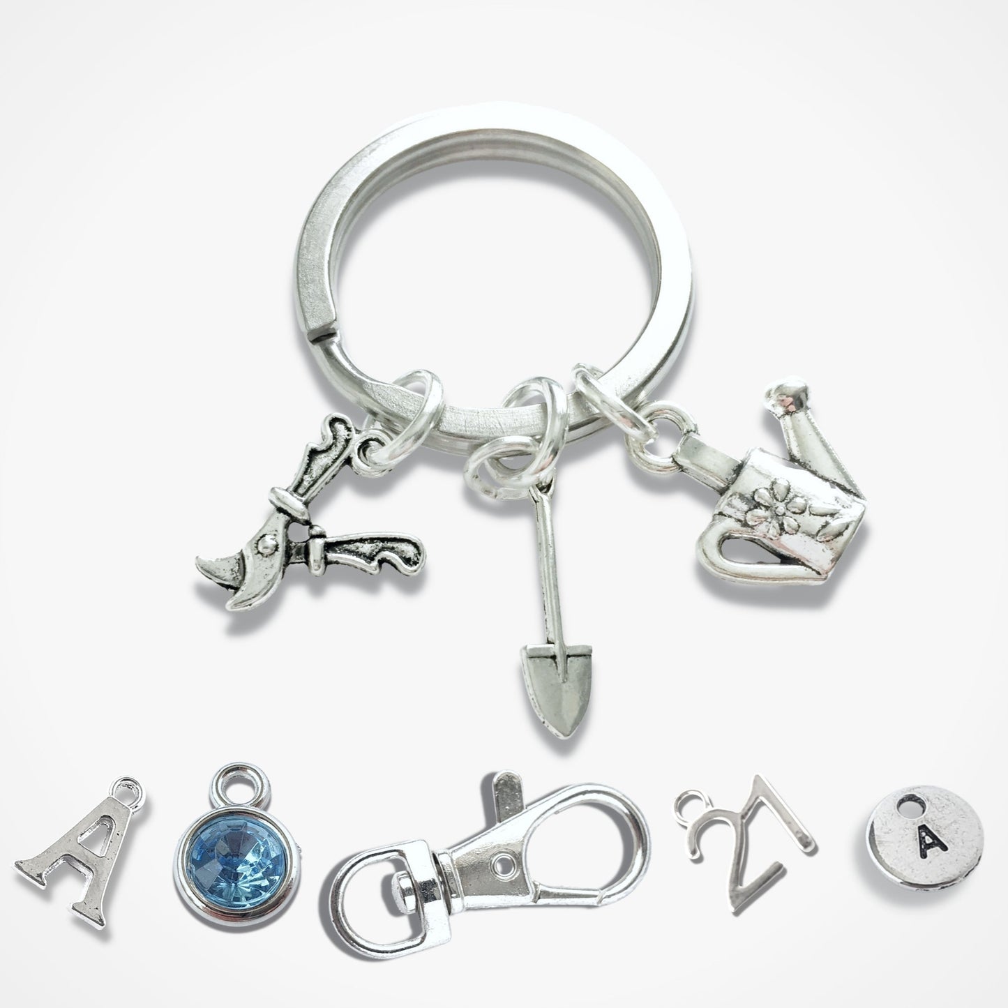 Gardener Keyring - Silver