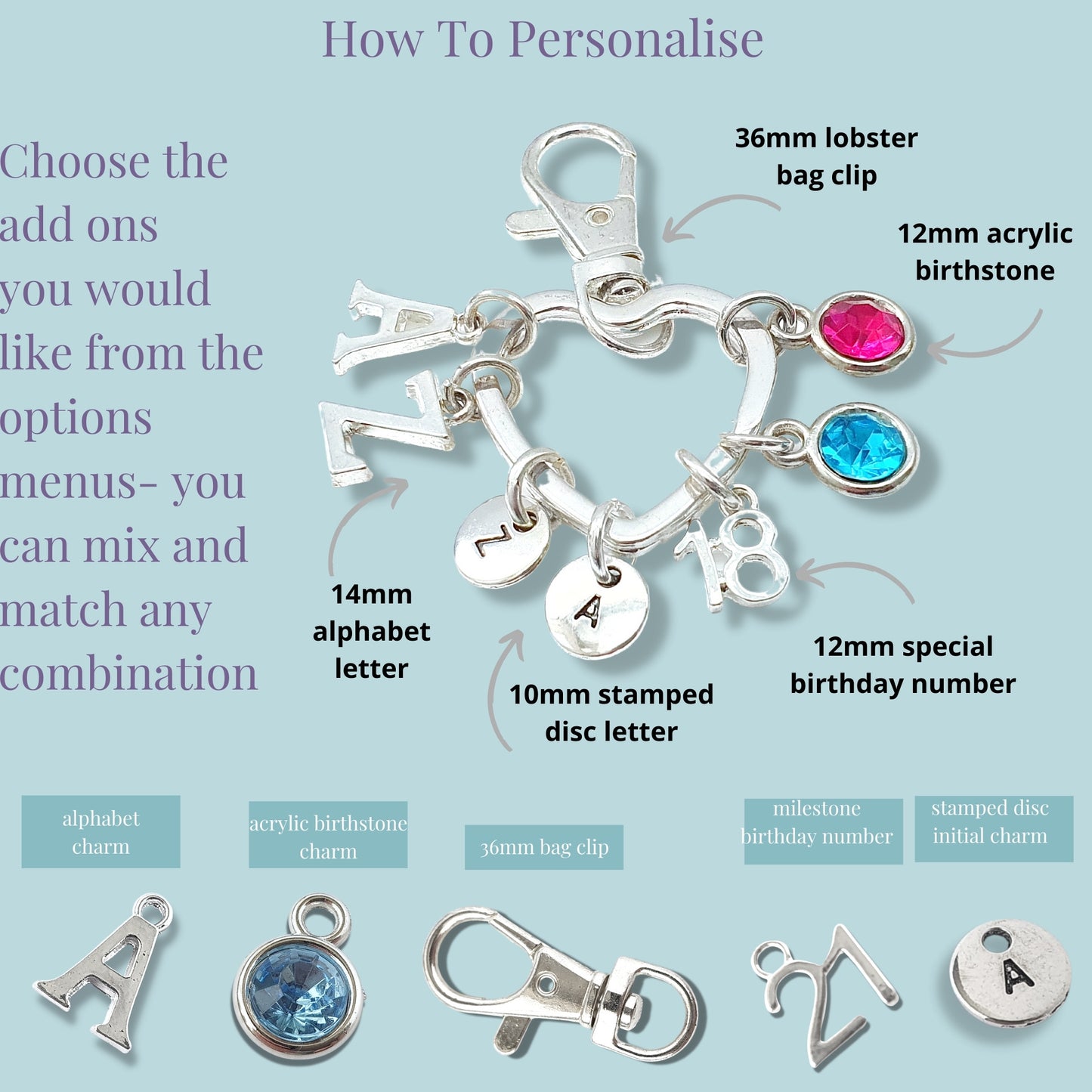 Pig Keyring - Silver