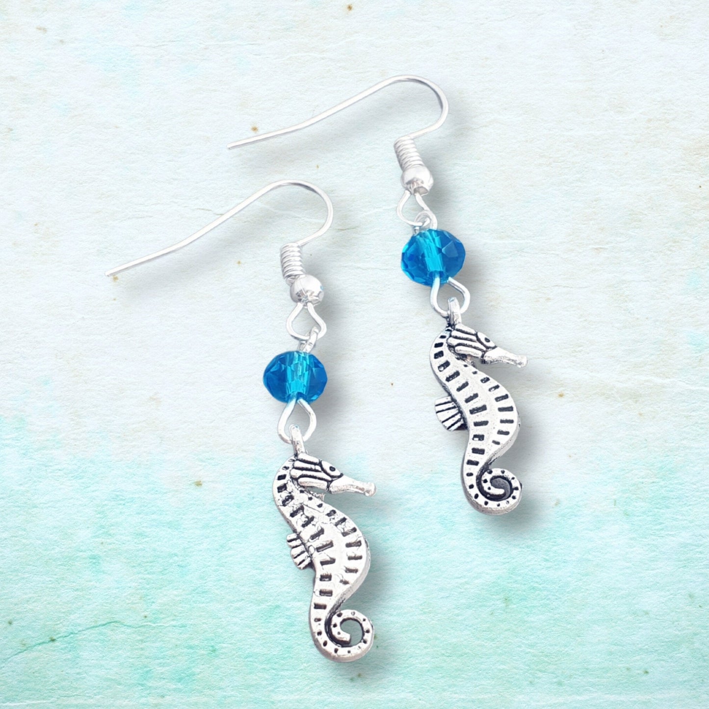 Seahorse Earrings - Silver