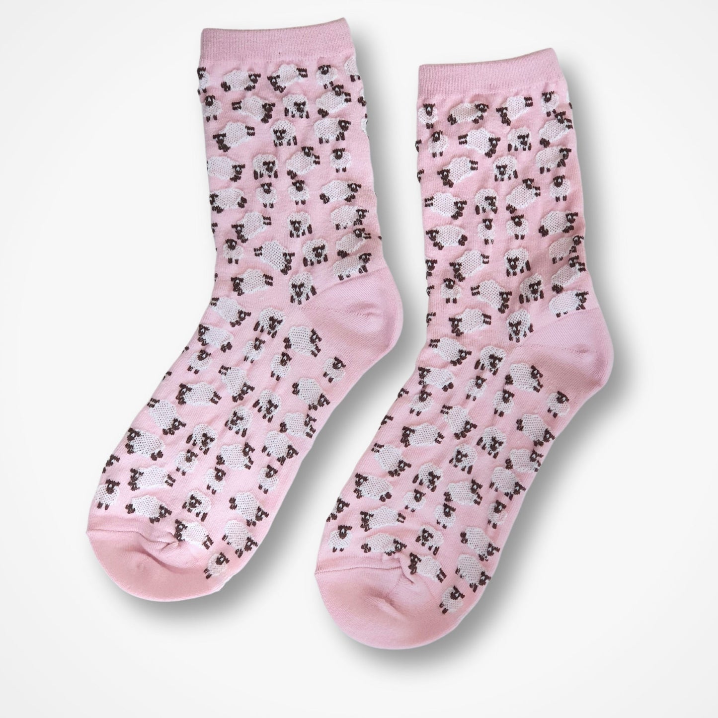 Flock of Sheep Socks - Pink