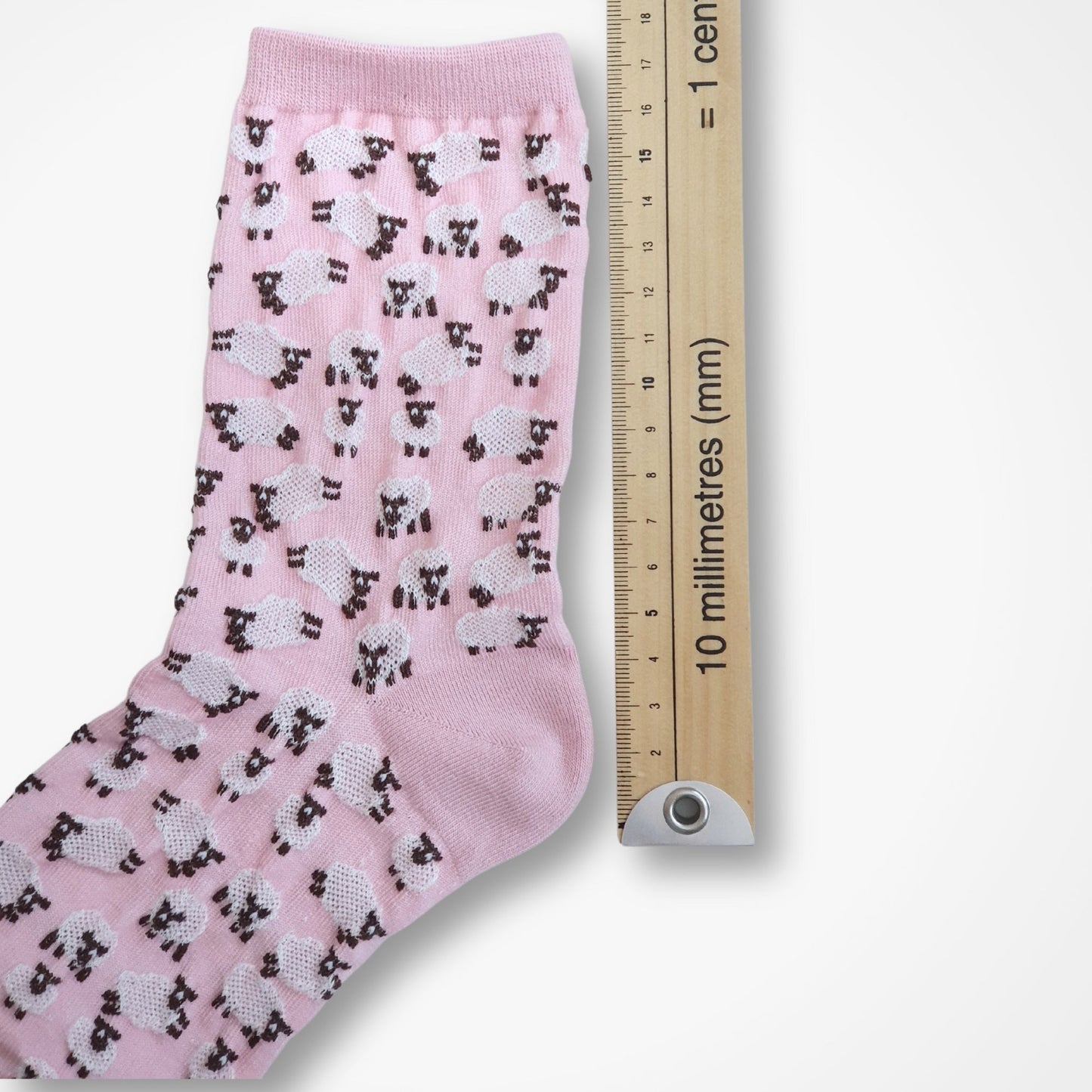 Flock of Sheep Socks - Pink