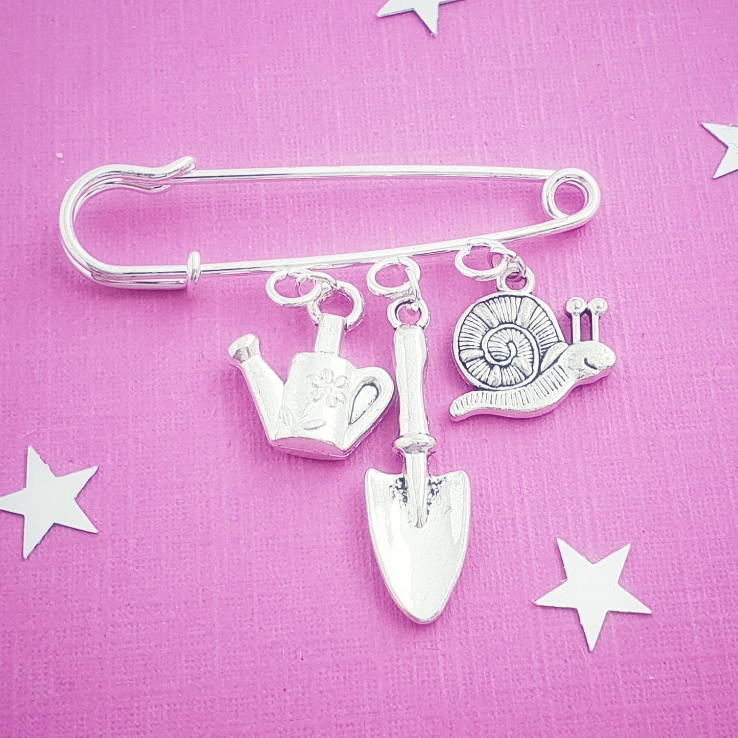 Garden Lover Brooch - Silver