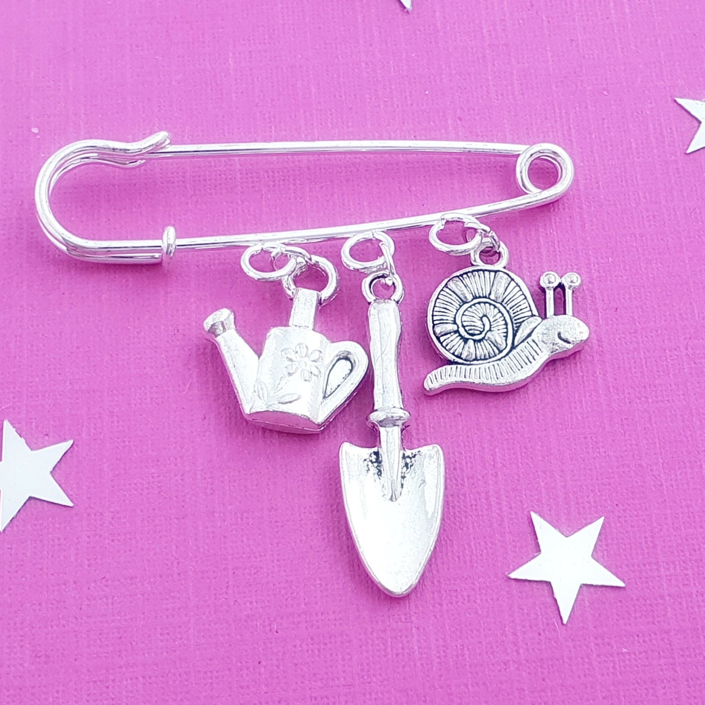 Garden Lover Brooch - Silver