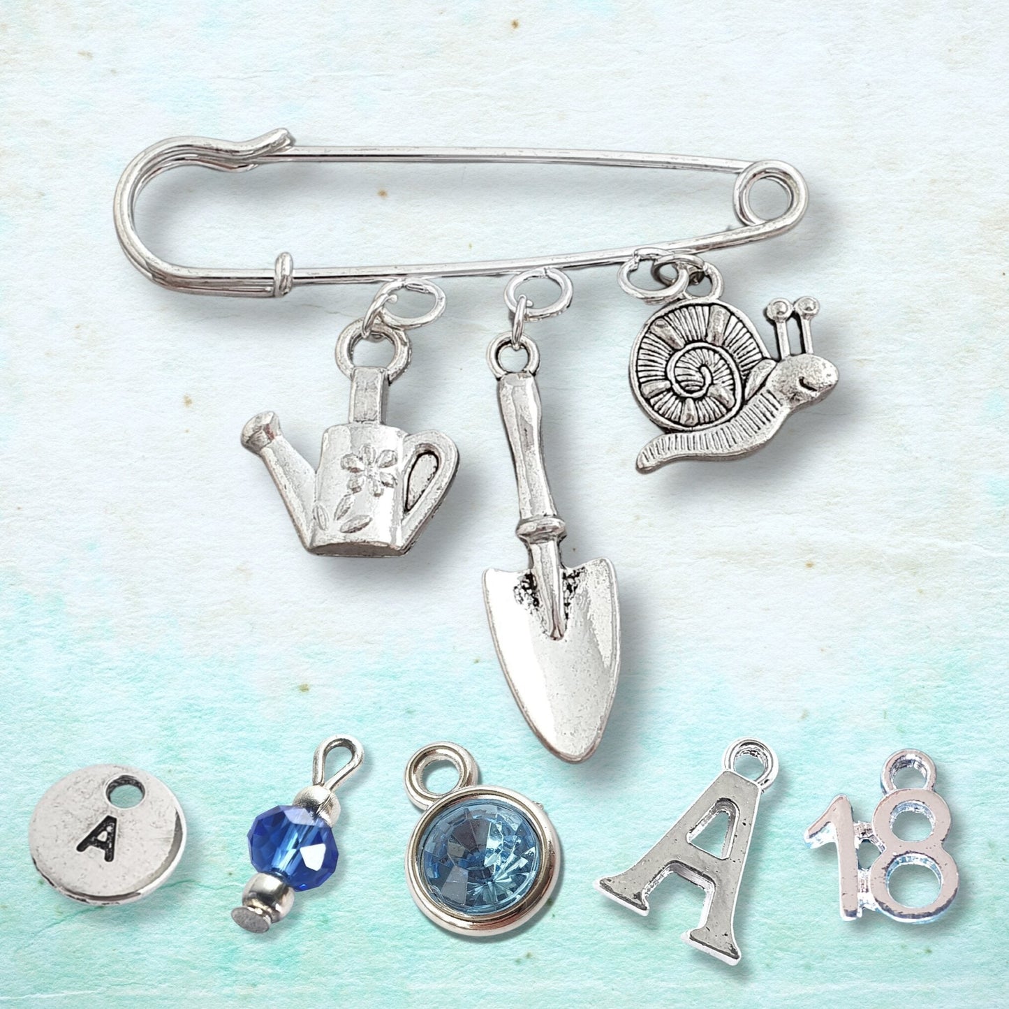Garden Lover Brooch - Silver