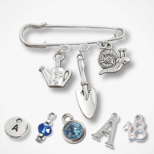 Garden Lover Brooch - Silver