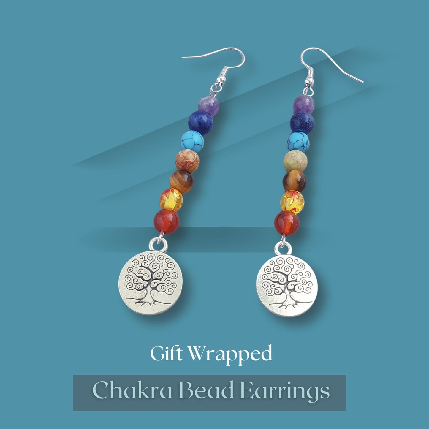 Chakra Tree of Life Earrings