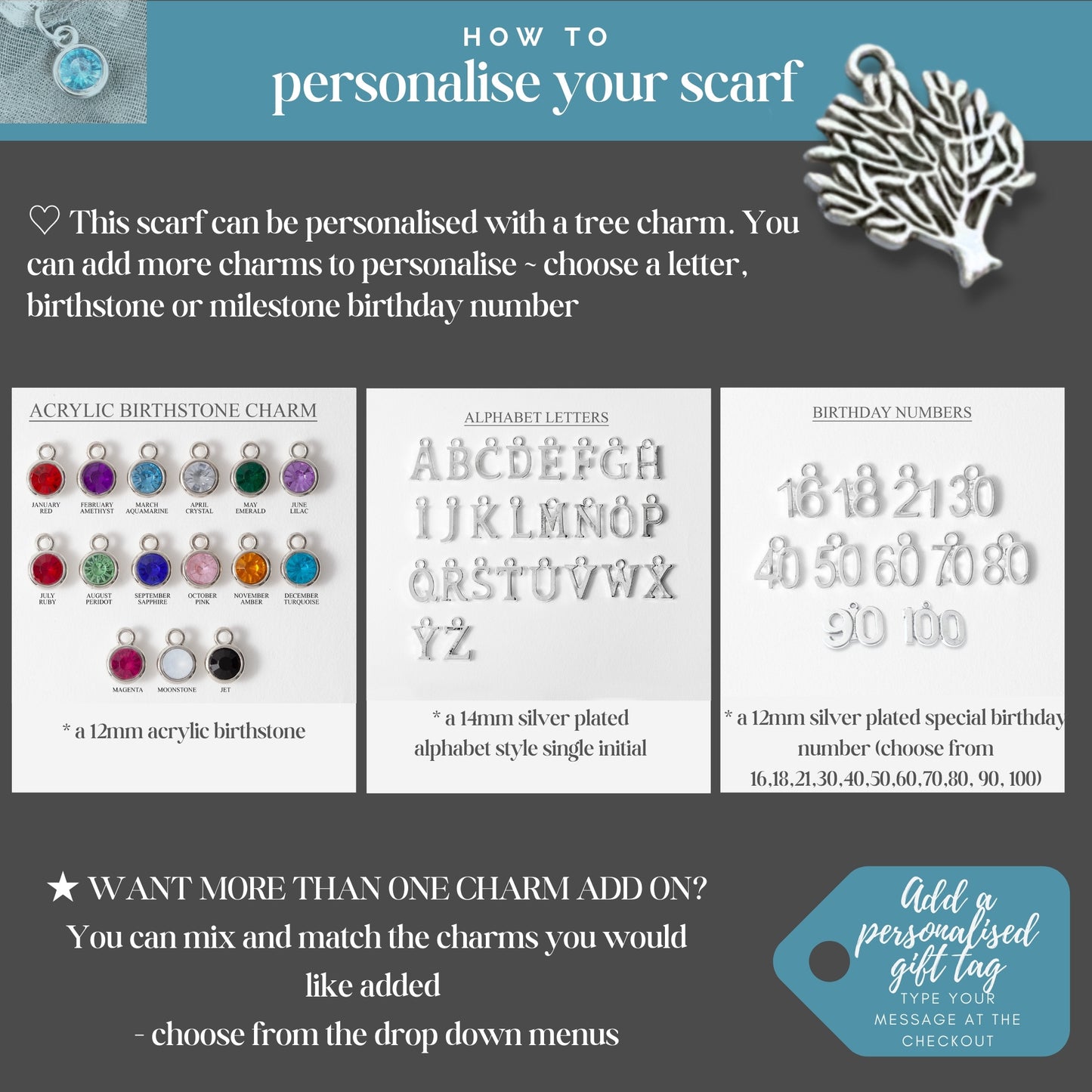 Winter Woodland Scarf – Soft Woven Teal Green Fabric