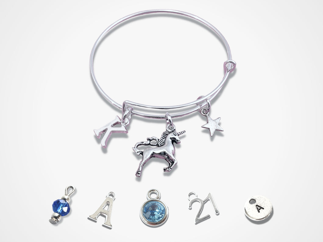 Unicorn Lover Bracelet - Silver