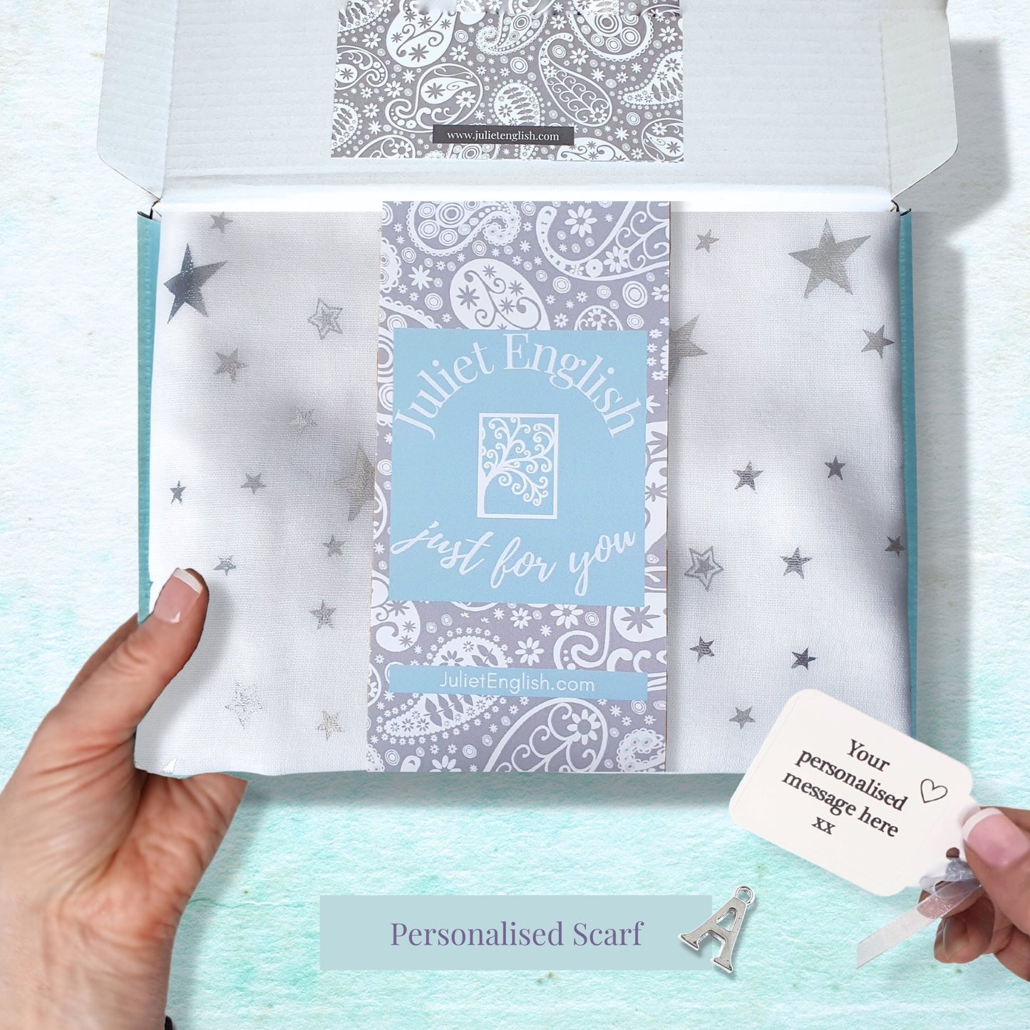 Starry Scarf - White