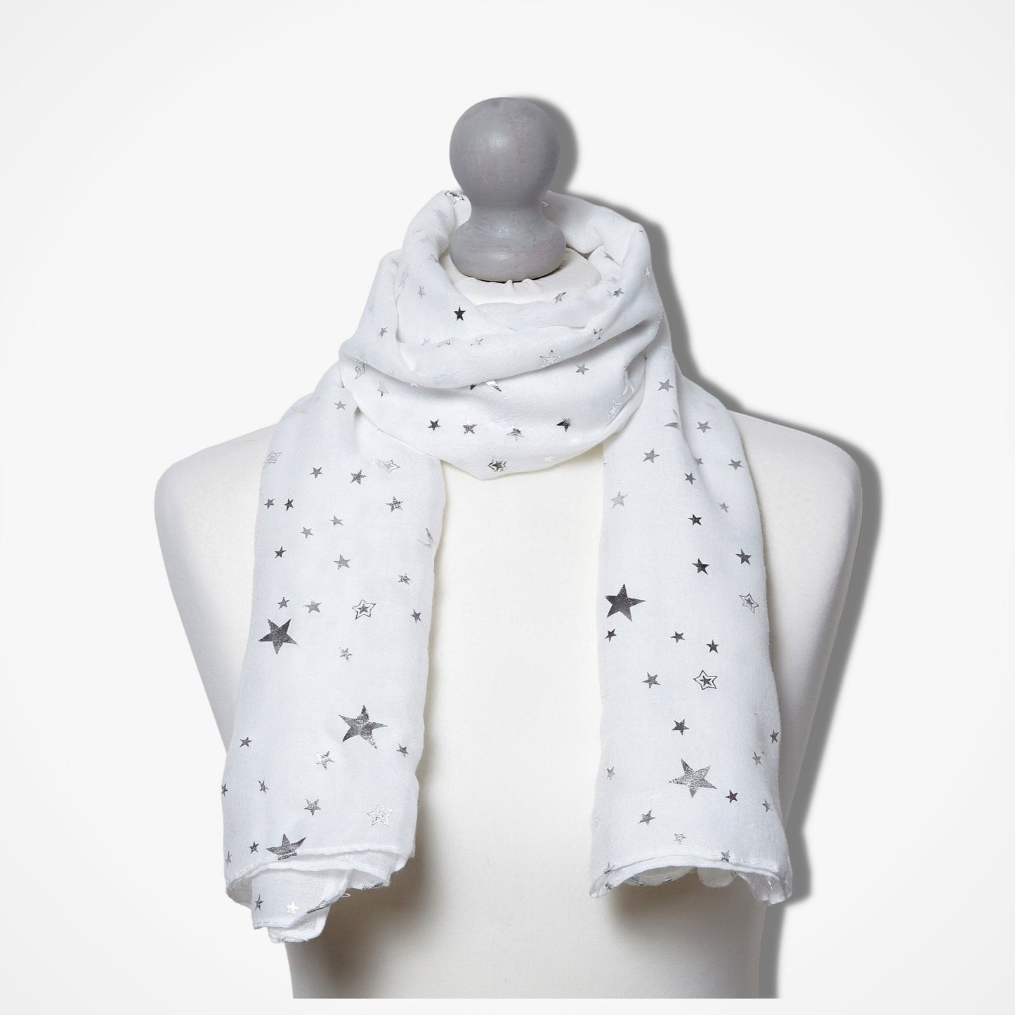 Starry Scarf - White