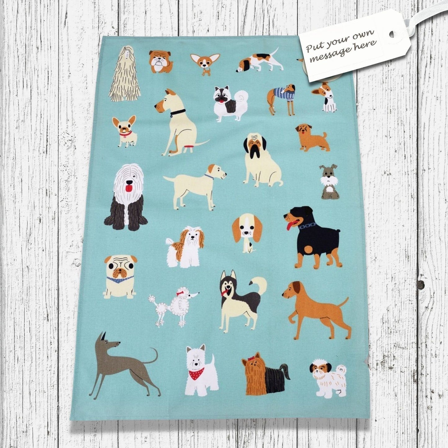 Best Show Tea Towel Blue