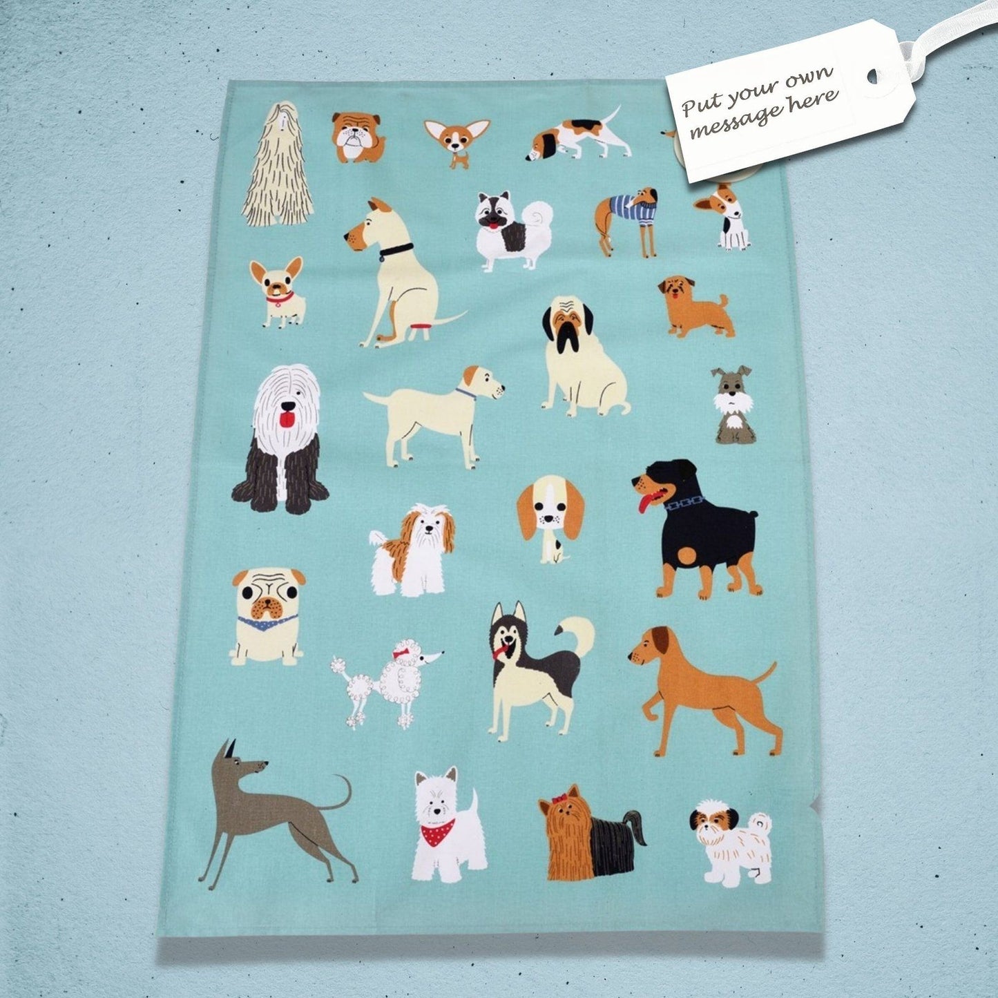 Best Show Tea Towel Blue