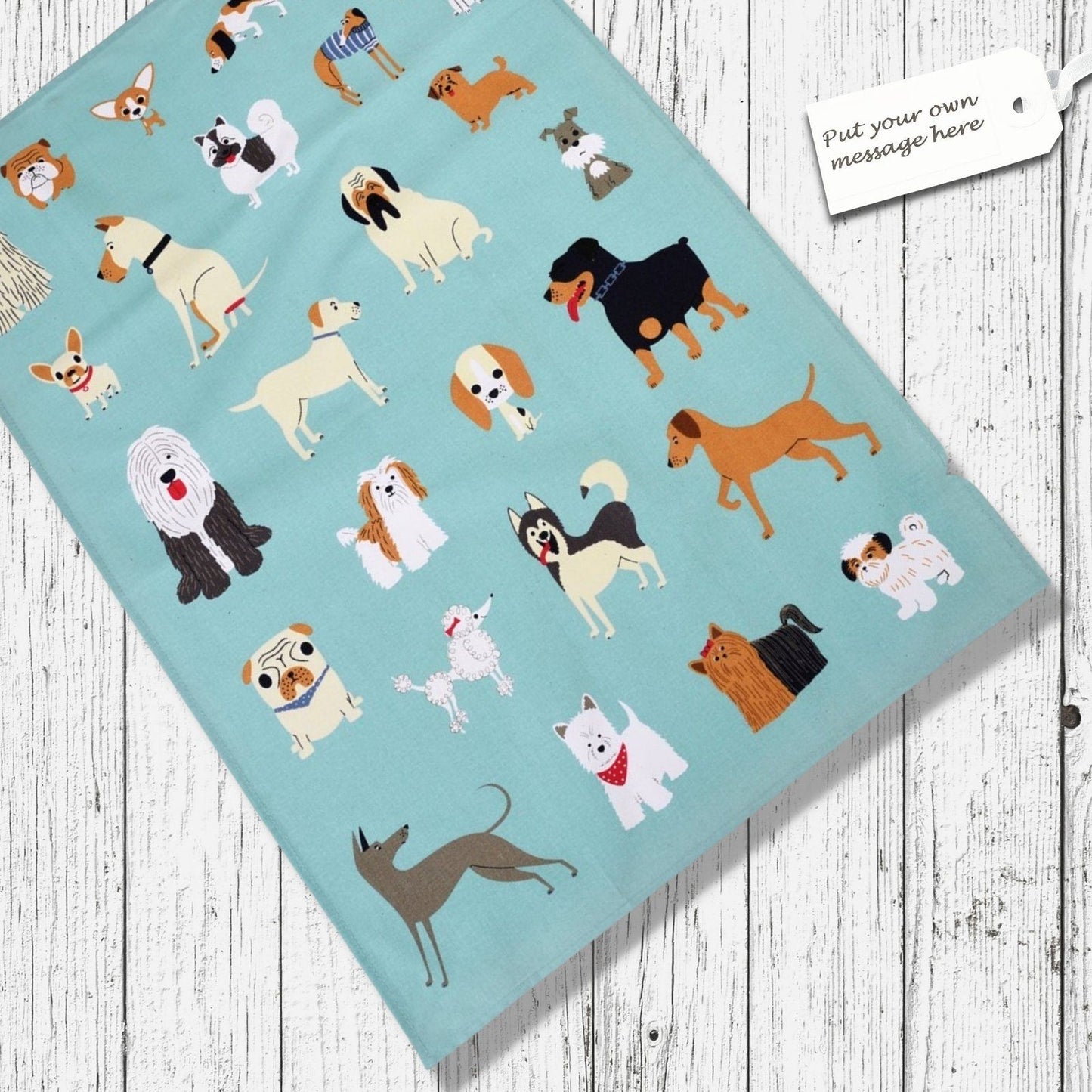 Best Show Tea Towel Blue