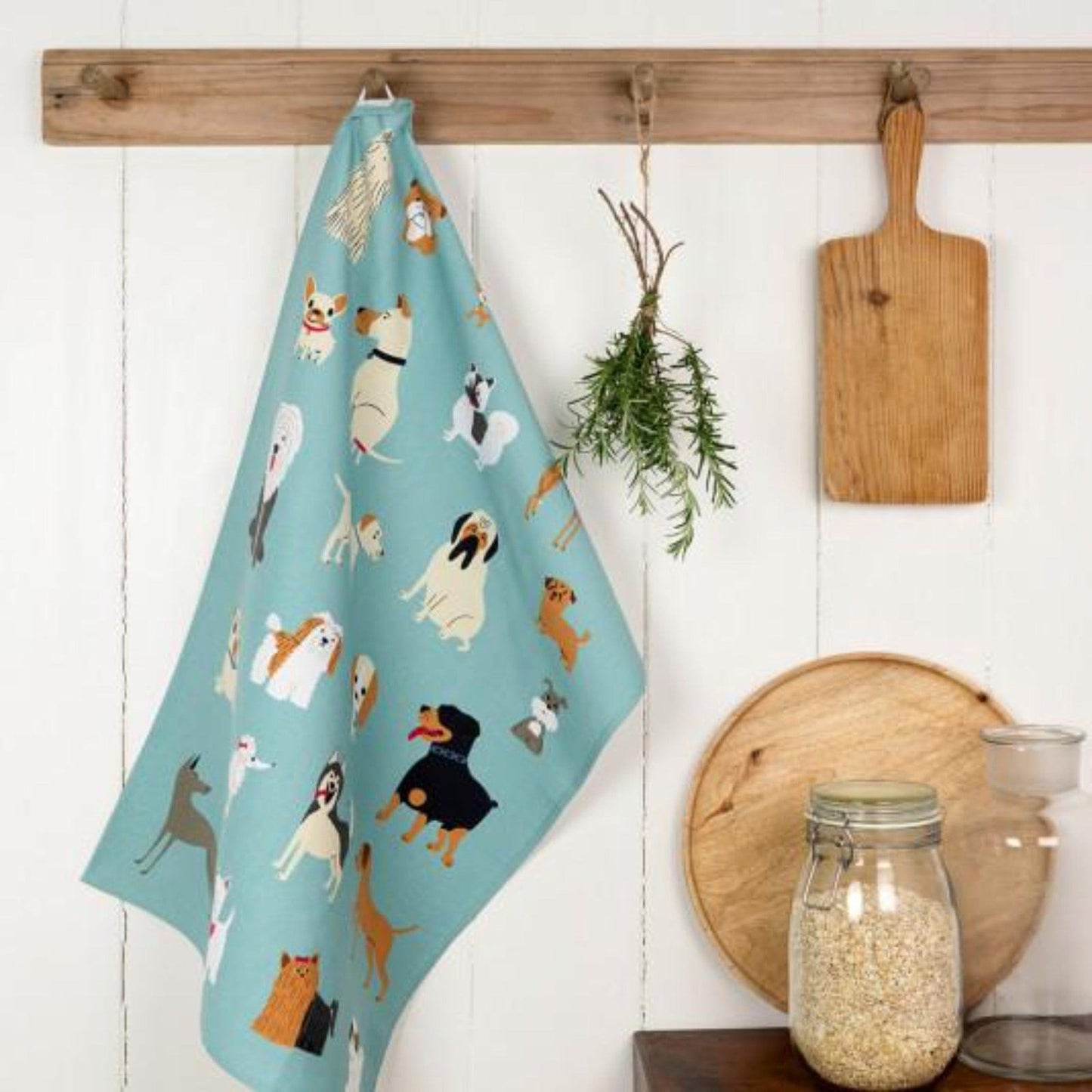 Best Show Tea Towel Blue