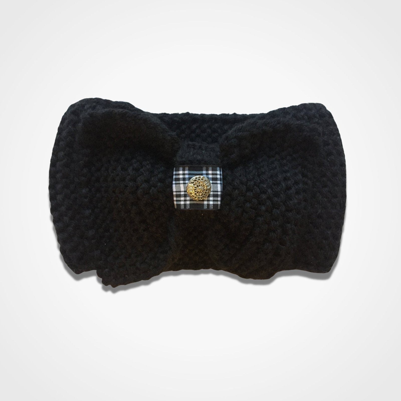 Big Bow Headband Black