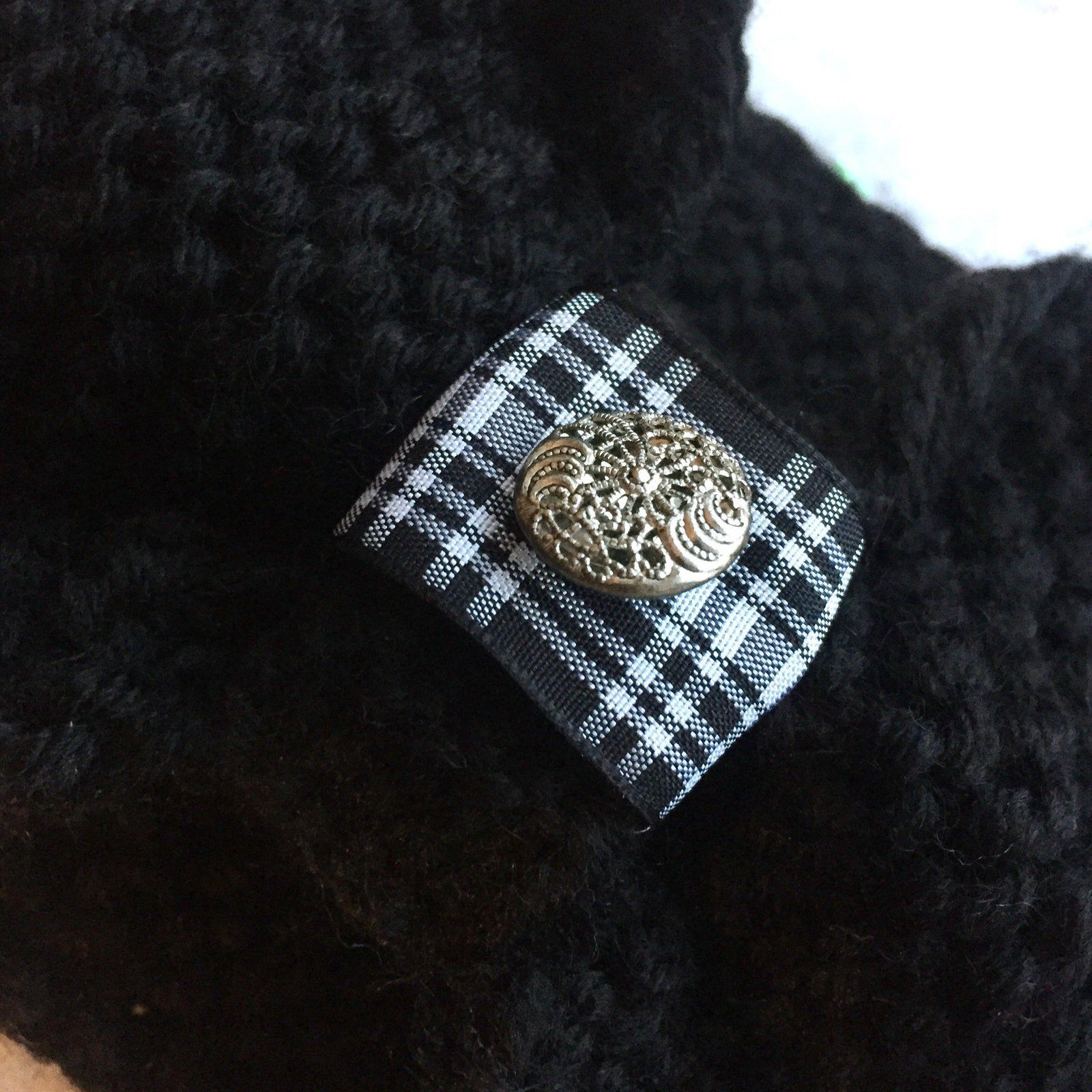 Big Bow Headband Black