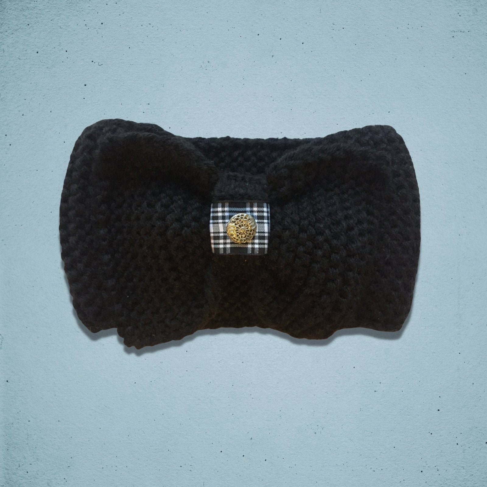Big Bow Headband Black