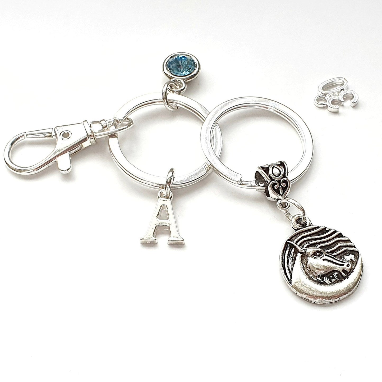 Celtic Horse Keyring Silver