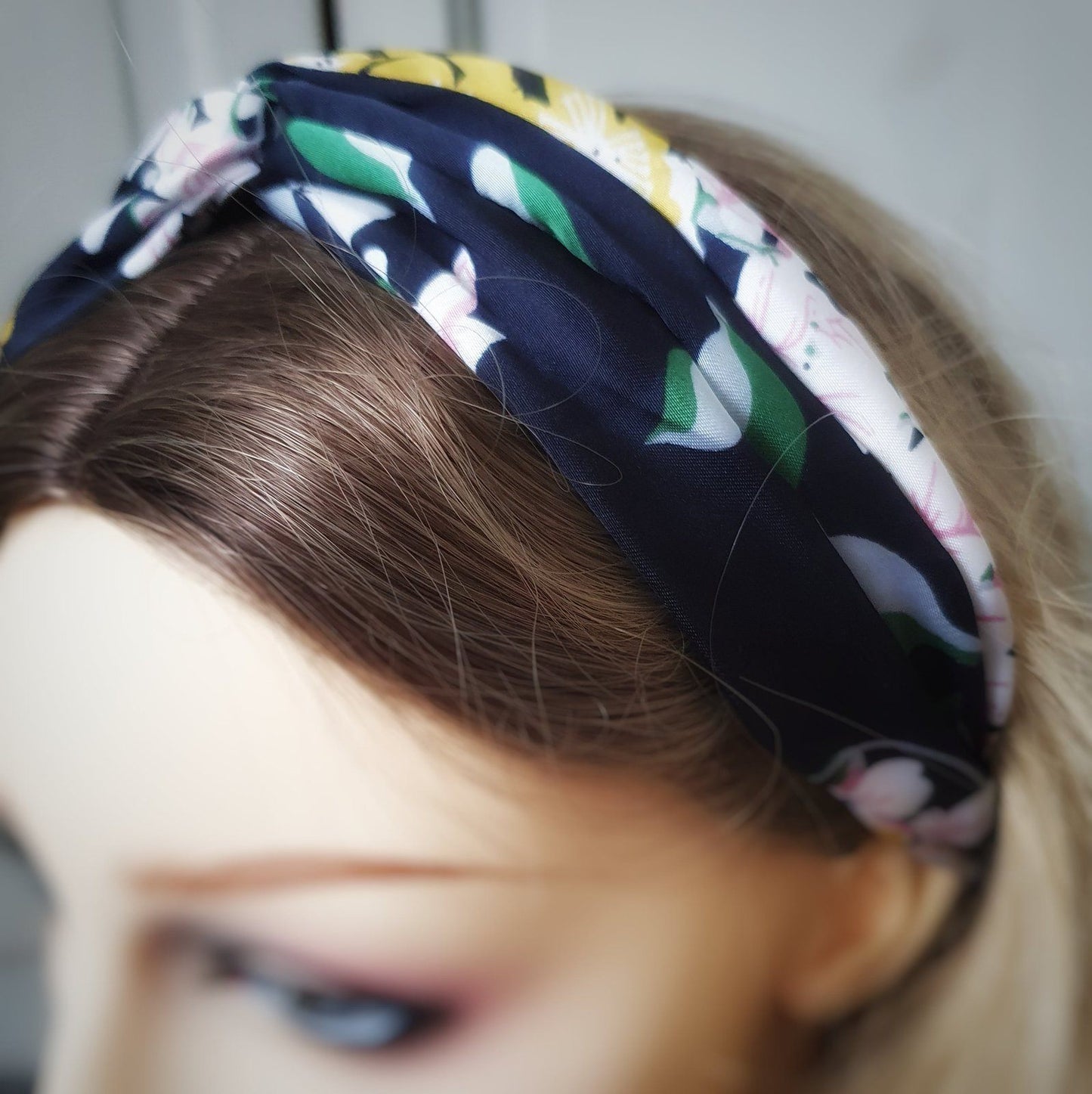 Cherry Blossom Headband Black