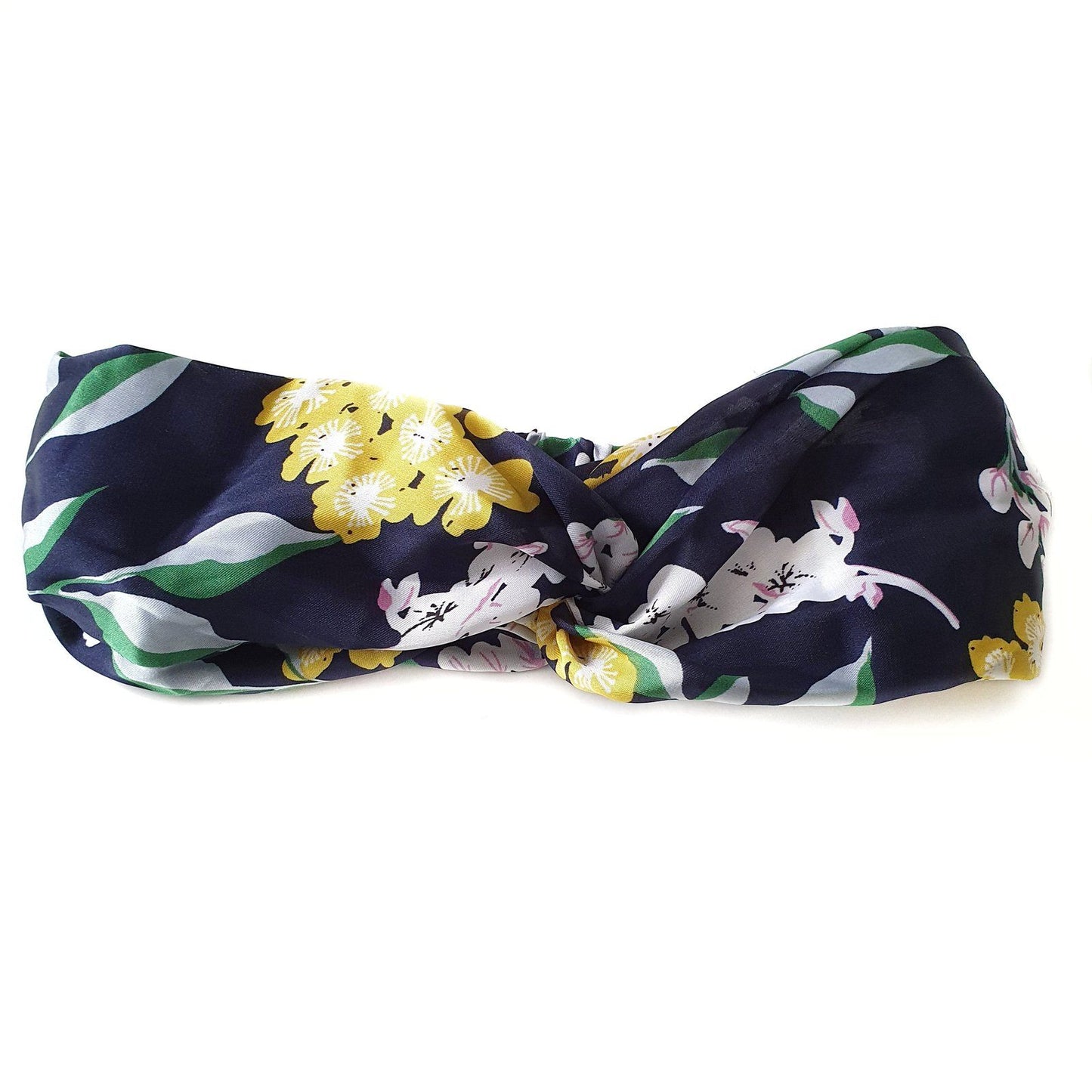 Cherry Blossom Headband Black
