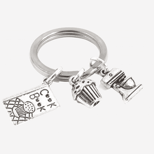Load image into Gallery viewer, Cooks Keyring Silver

