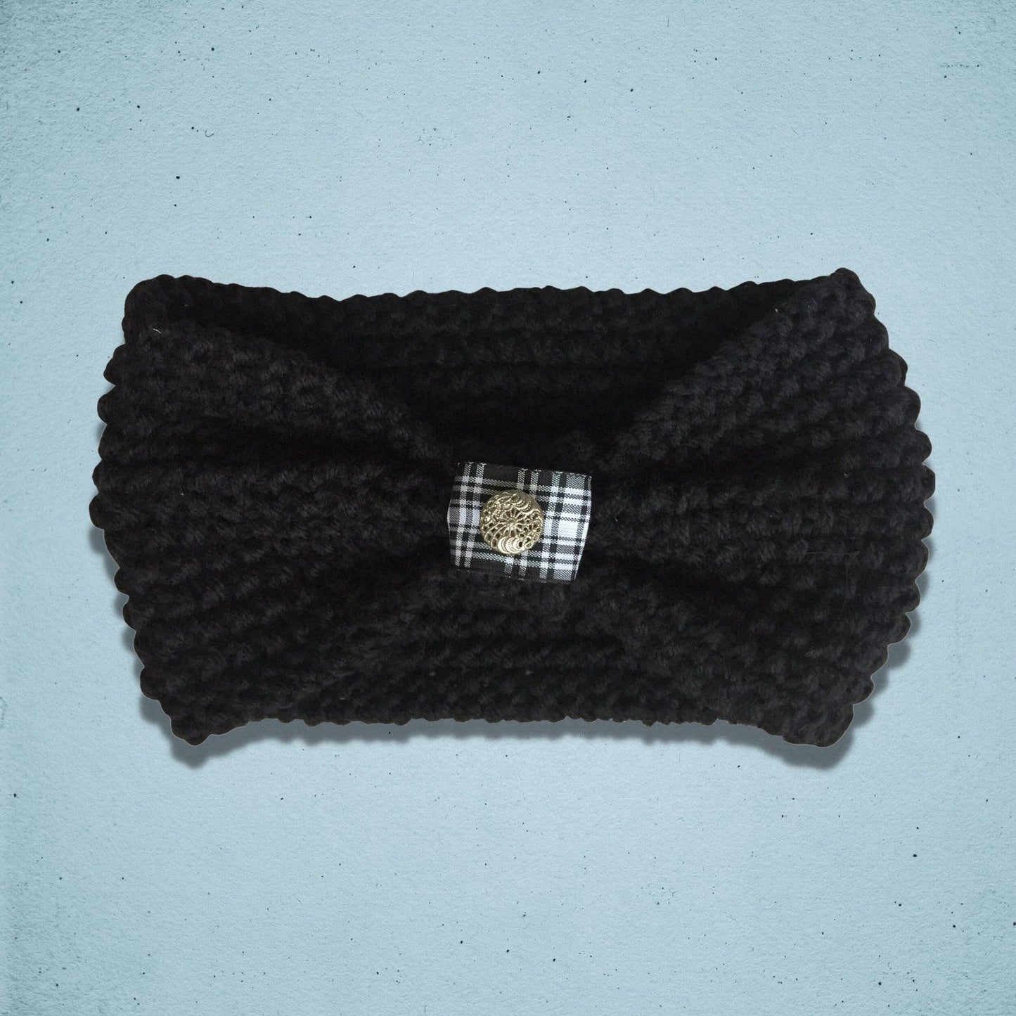 Crochet Headband Black