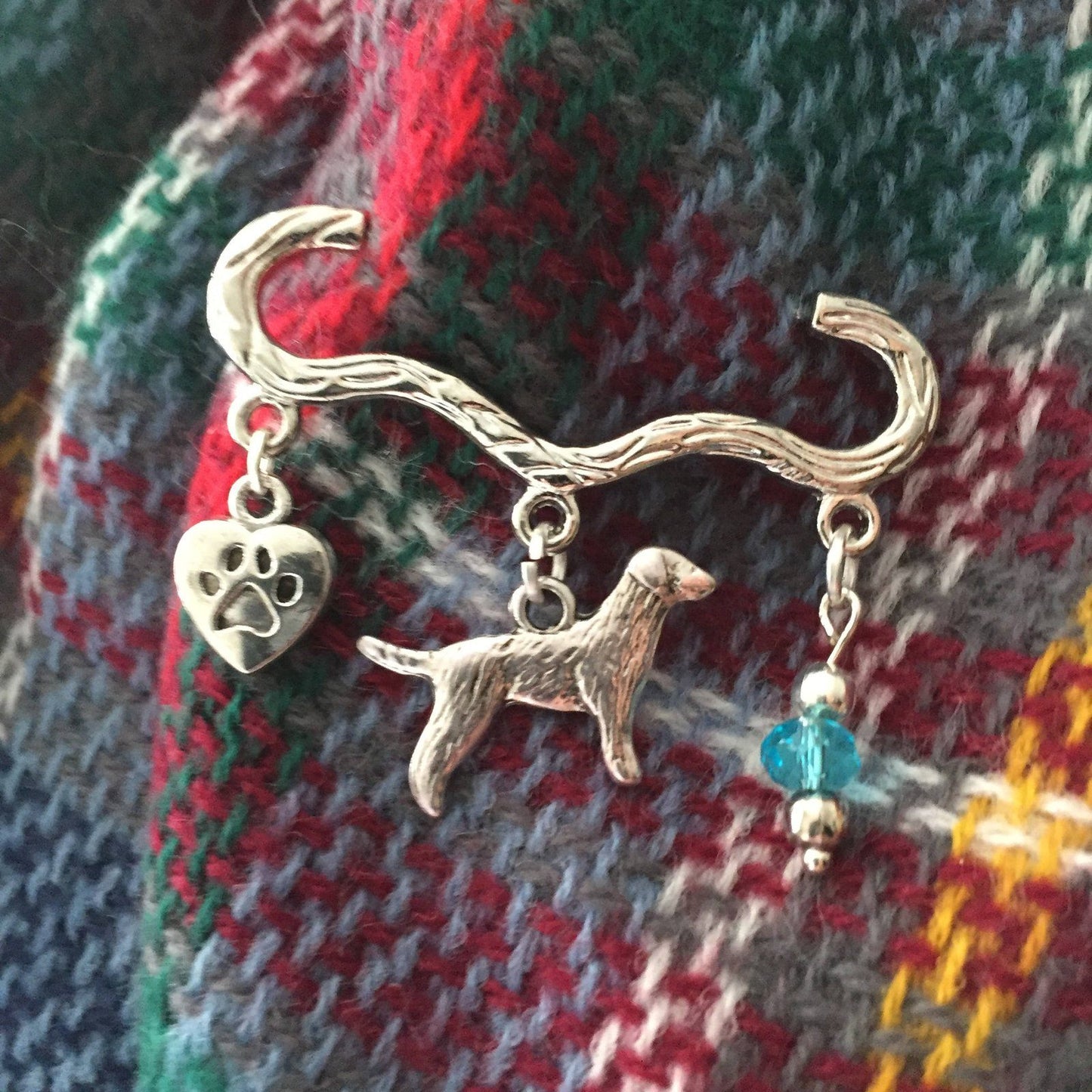 Dog Lovers Brooch Silver