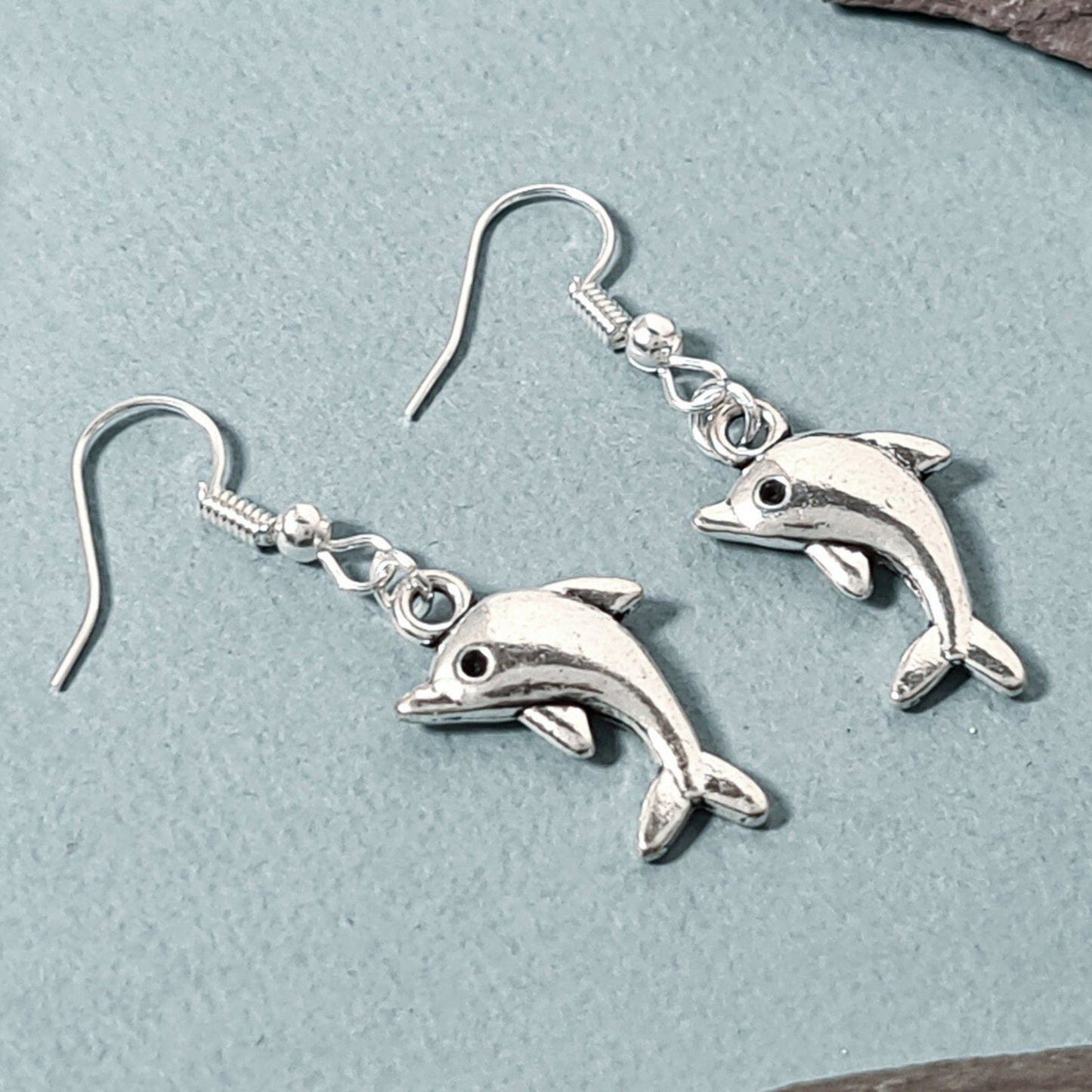 Dolphin Earrings Silver