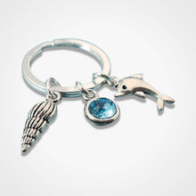 Load image into Gallery viewer, Dolphin Keyring Silver
