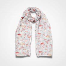 Load image into Gallery viewer, Flamingo Dotty Scarf Green
