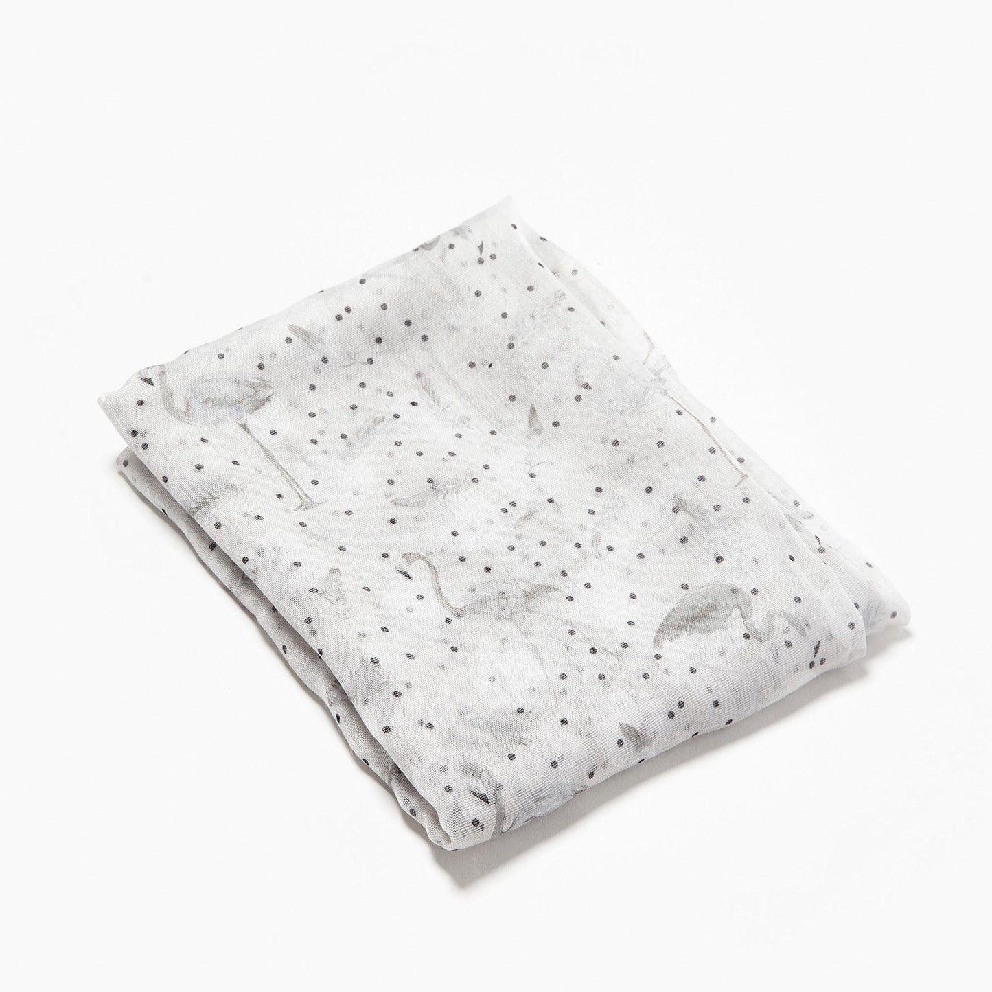 Flamingo Dotty Scarf Grey