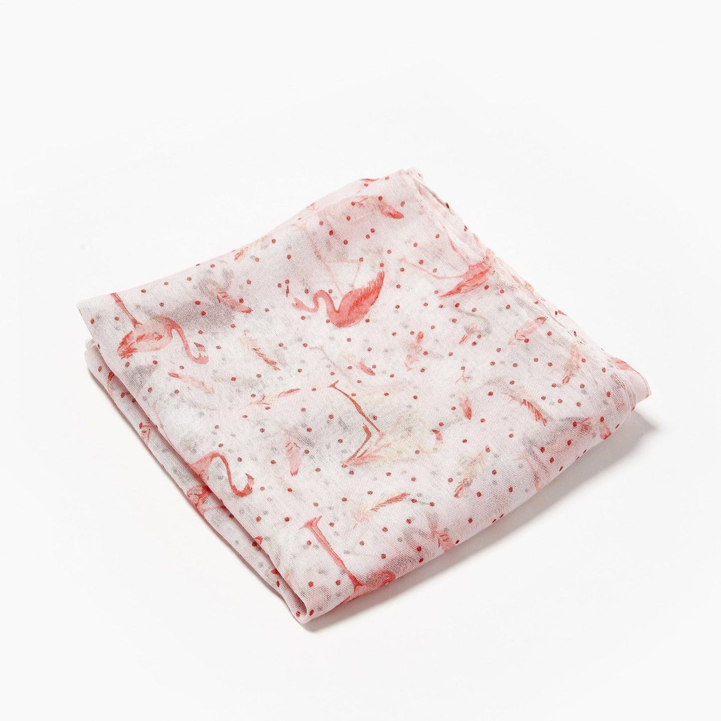 Flamingo Dotty Scarf Pink