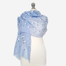 Load image into Gallery viewer, Flamingo Scarf Blue
