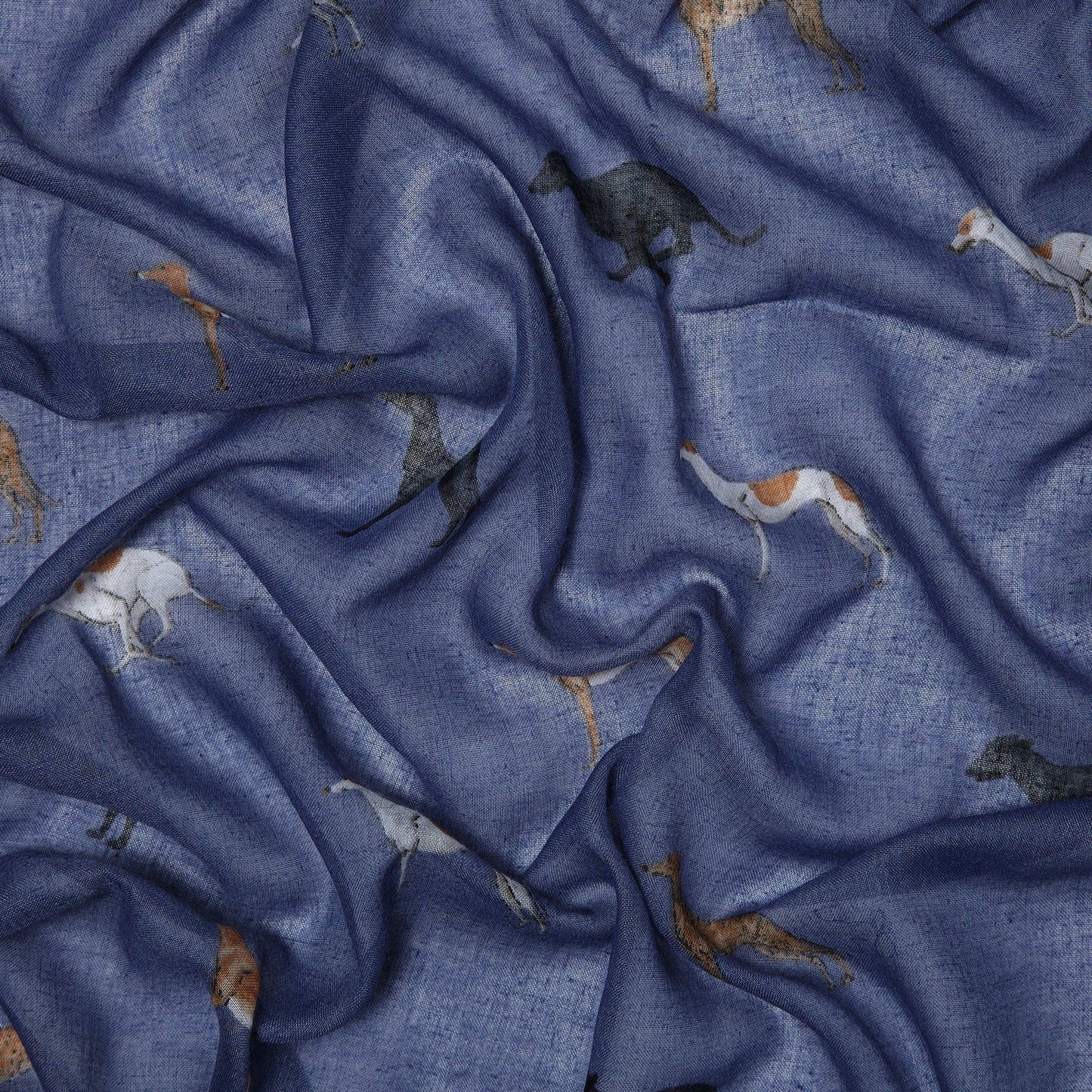 Gallivanting Greyhound Scarf Blue