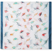 Load image into Gallery viewer, Garden Birds Scarf White Multi
