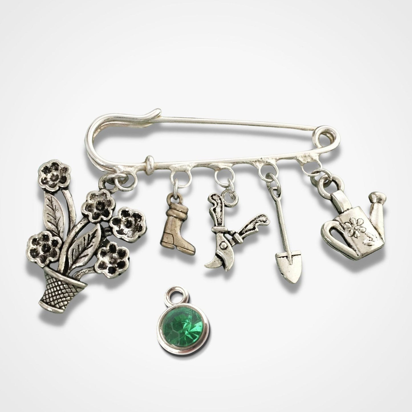 Garden Lover Brooch Silver