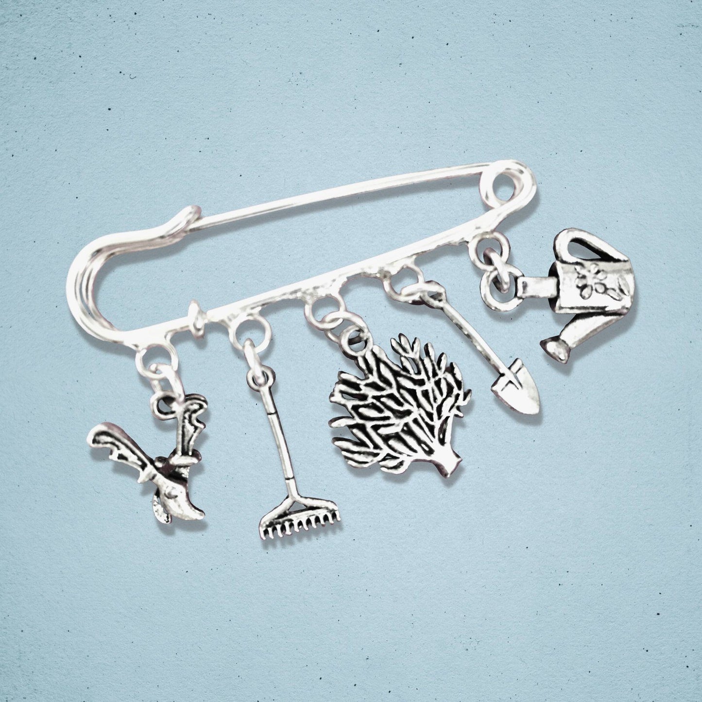 Garden Tree Brooch Silver